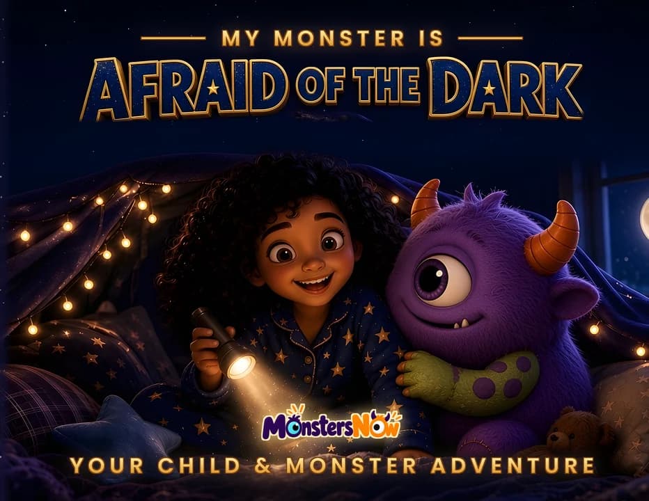 My Monster Is Afraid of the Dark book cover