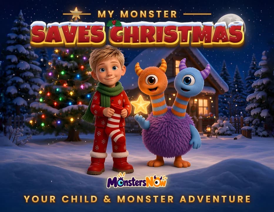 My Monster Saves Christmas book cover