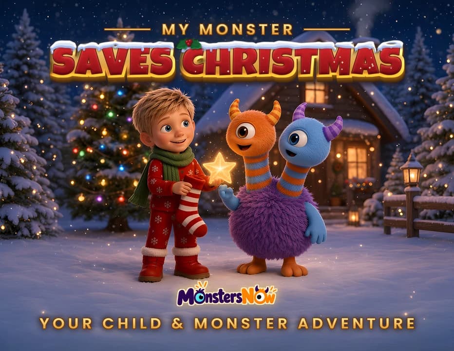 My Monster Saves Christmas book cover