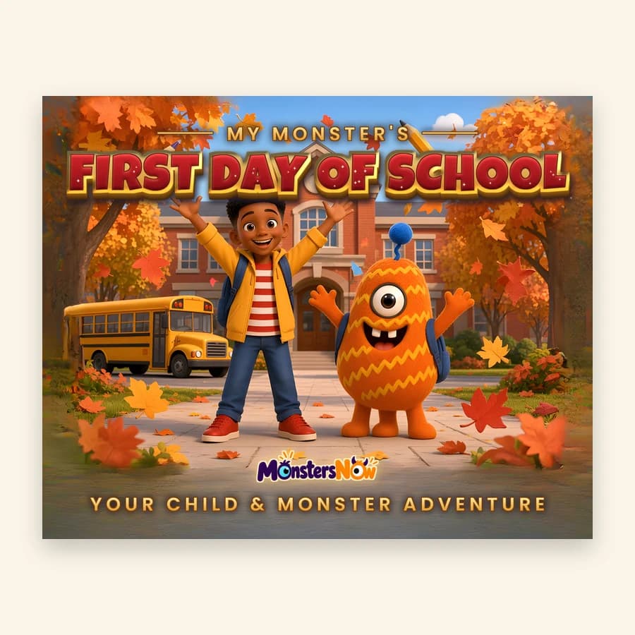 My Monster's First Day of School hardcover book cover
